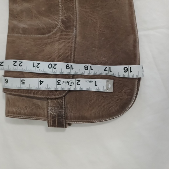 Frye tall boots smoky gray leather size 8.5B - Picture 13 of 13